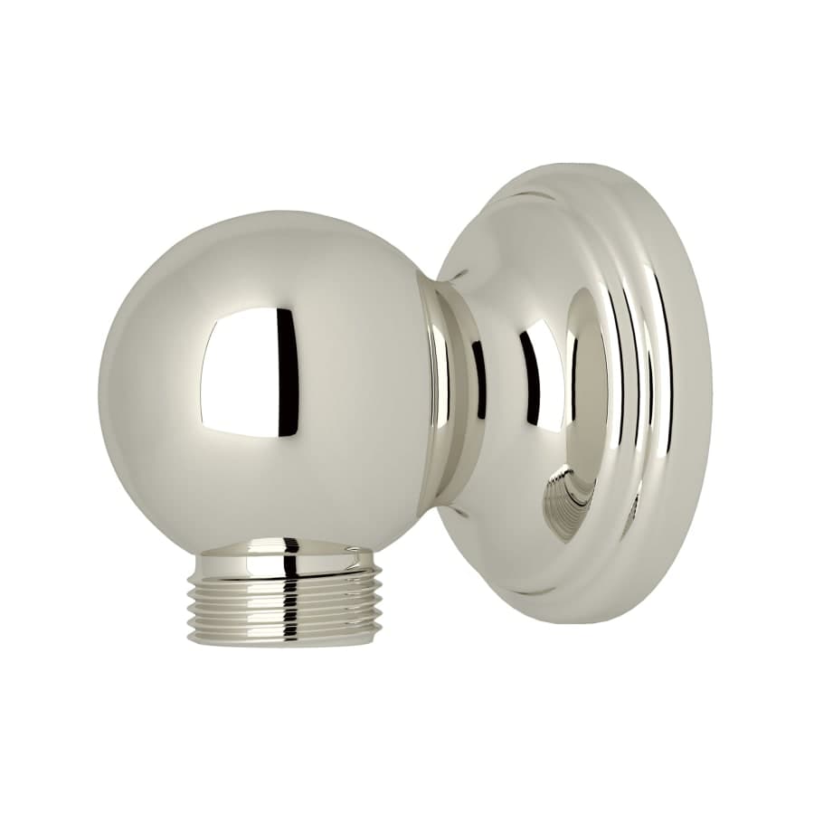 Rohl Wall Outlet for Handshower in polished nickel finish, brass construction