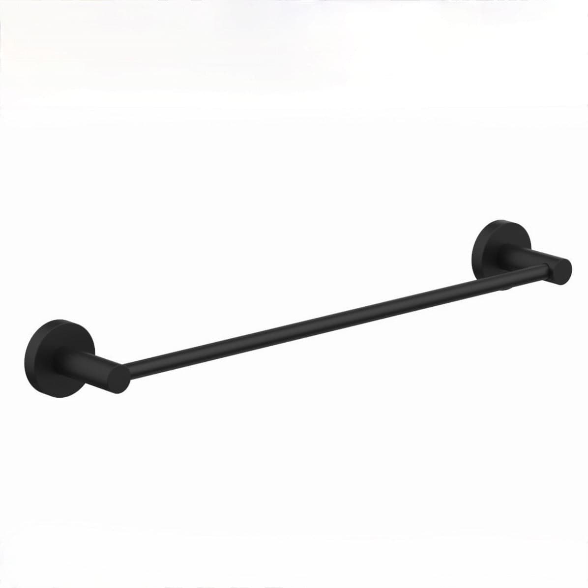 Phylrich 18" Basic Towel Bar in Matte Black brass, wall mounted