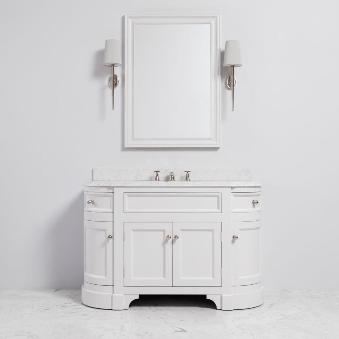 Porter Bathroom | Stratford Mid Vanity 51" - Primed