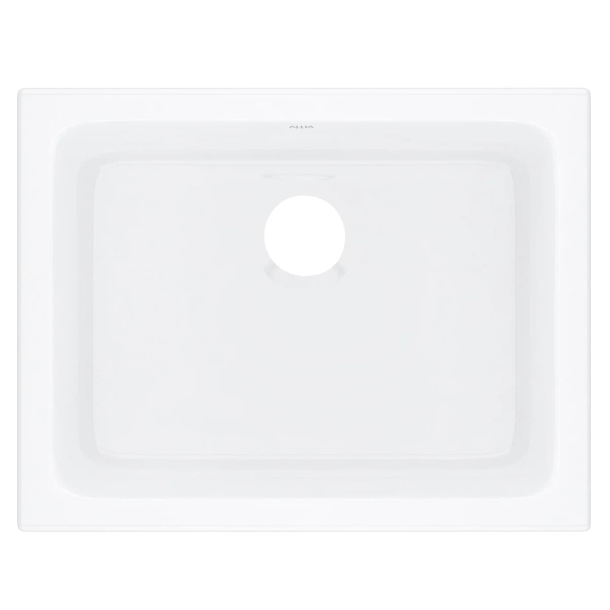 Rohl Allia 24" white fireclay single bowl undermount kitchen sink