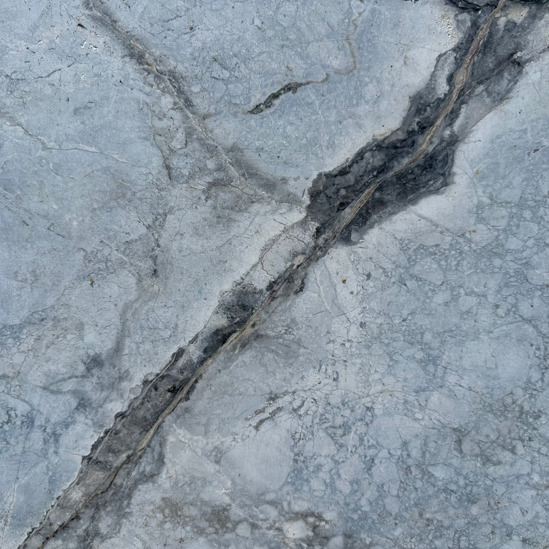 Walker Zanger Natori Azul Marble polished slab, 3/4 inch thick, 177x66 inches