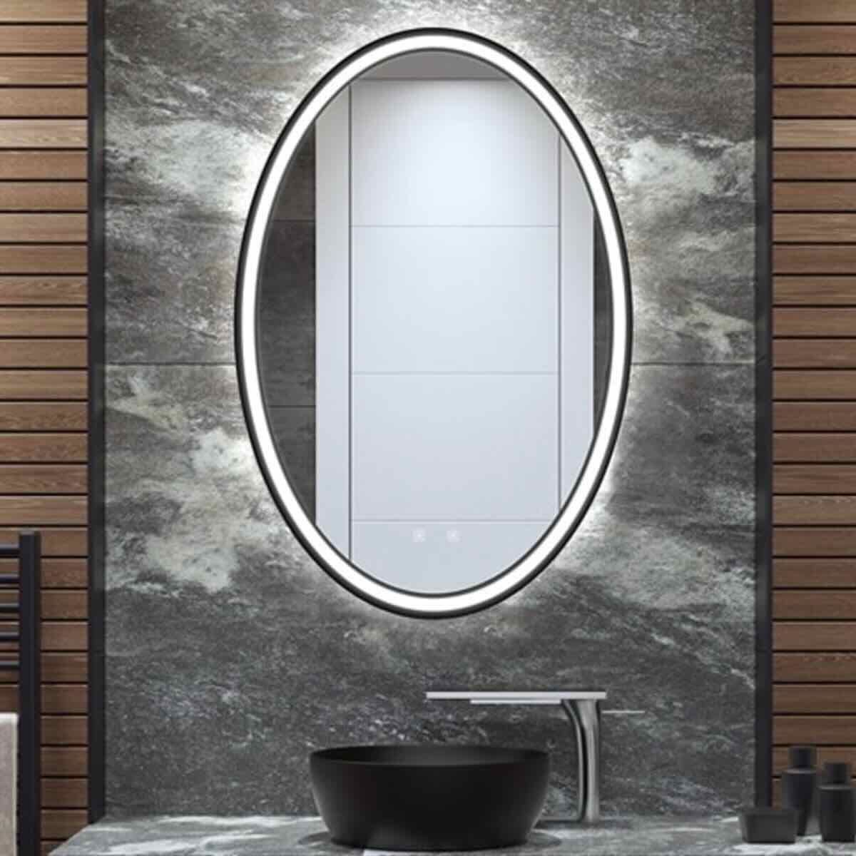 Electric Mirror | Brilliance 24" x 36" LED Lighted Mirror - alternate view