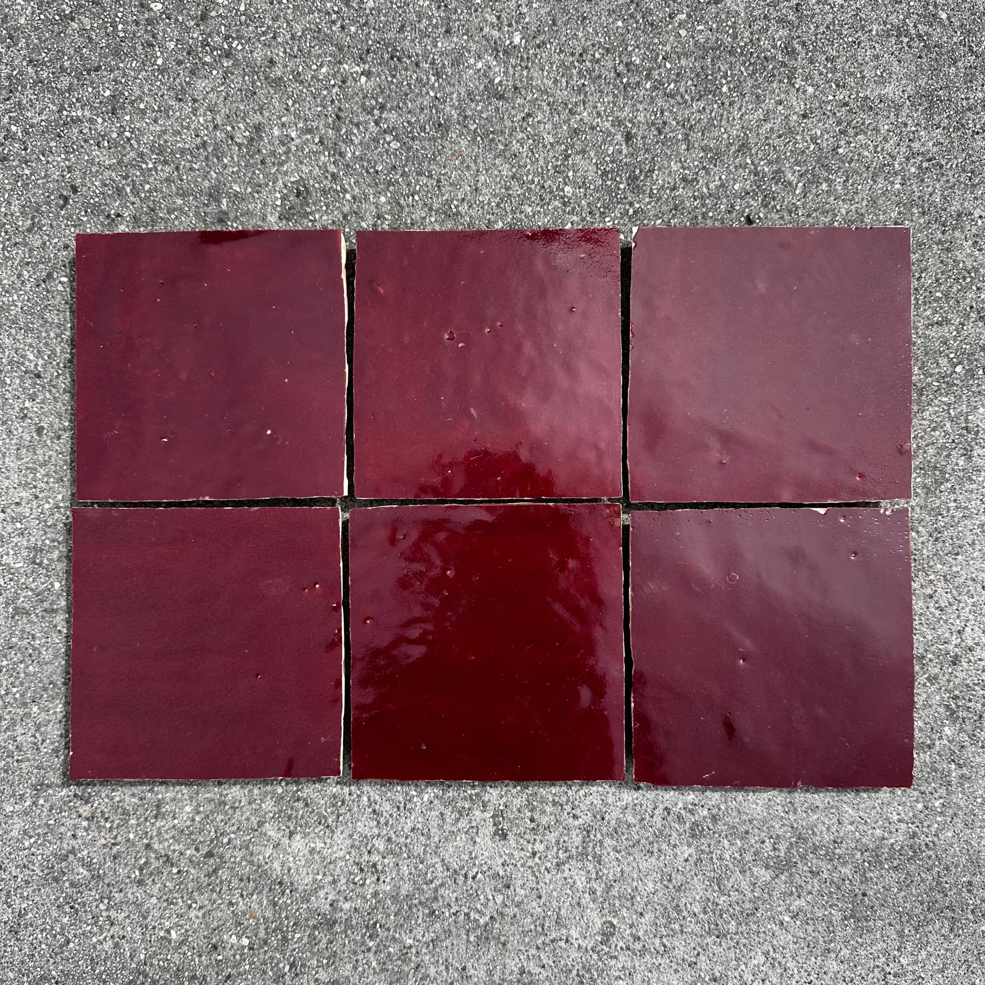 Lili Tile | Paprika Red Zellige Tile - 4x4 Square