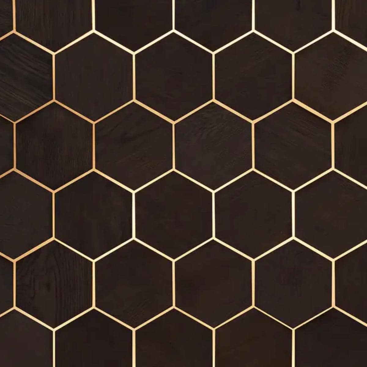 DuChateau Celestio Angled Hexo Oxford Interior Panel in oak with 3D pattern