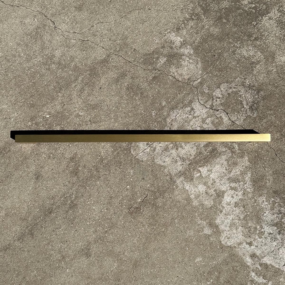 Ashley Norton | Urban 12-5/8" Urban Modern Center to Center Cabinet Handle Pull in Satin Brass - alternate view