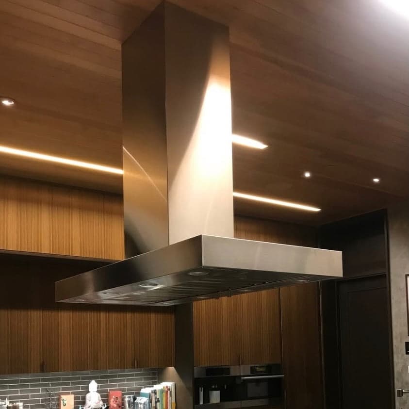 Modern Aire | PMI-16 Custom 72" Range Hood in Stainless Steel