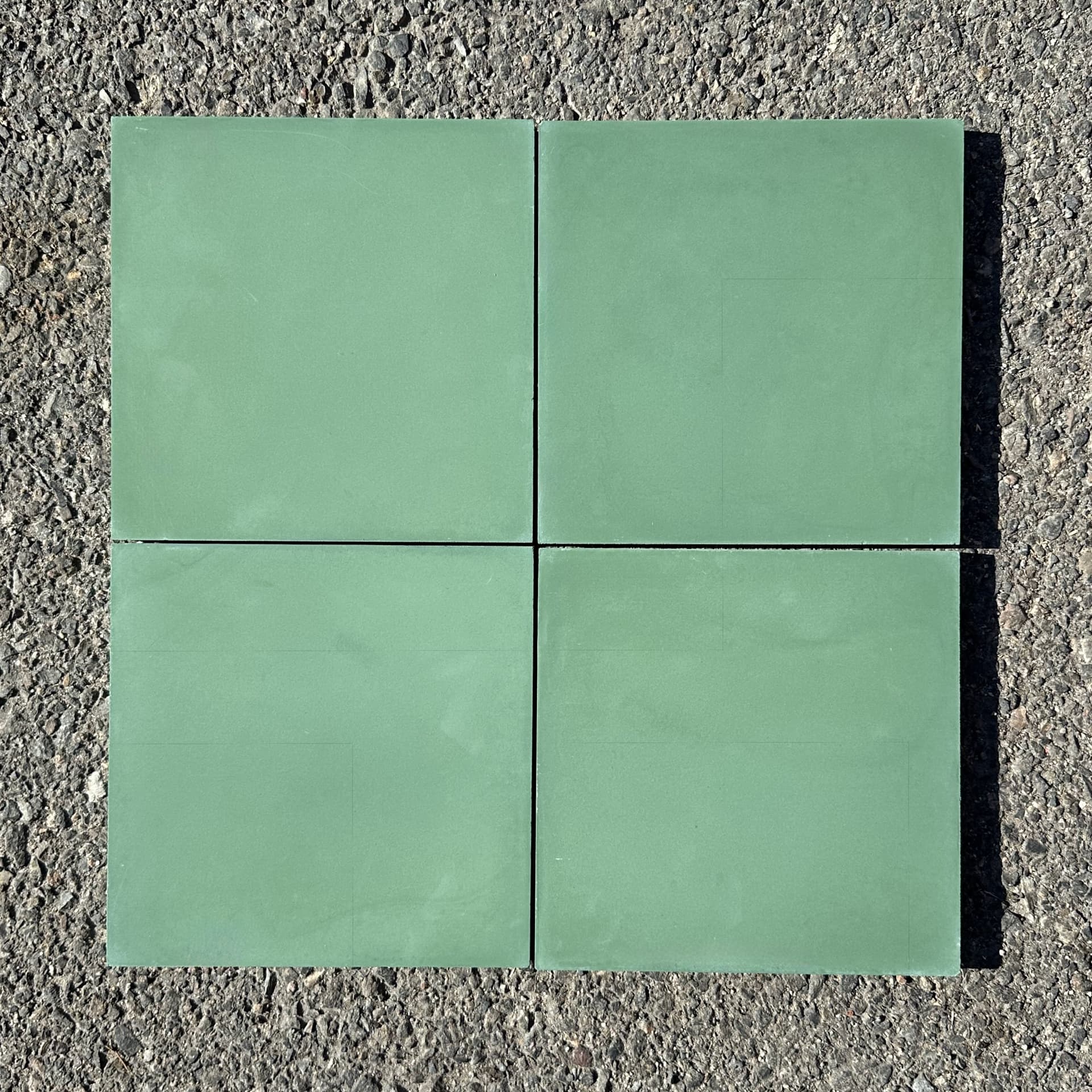 Clé Tile | 8x8 Cement Tile in Leaf - alternate view