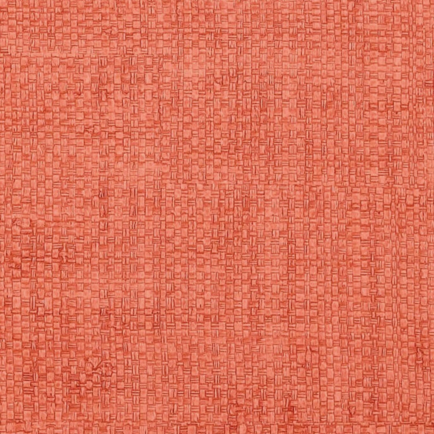 Thibaut | Bankun Raffia Wallcovering in Coral - alternate view