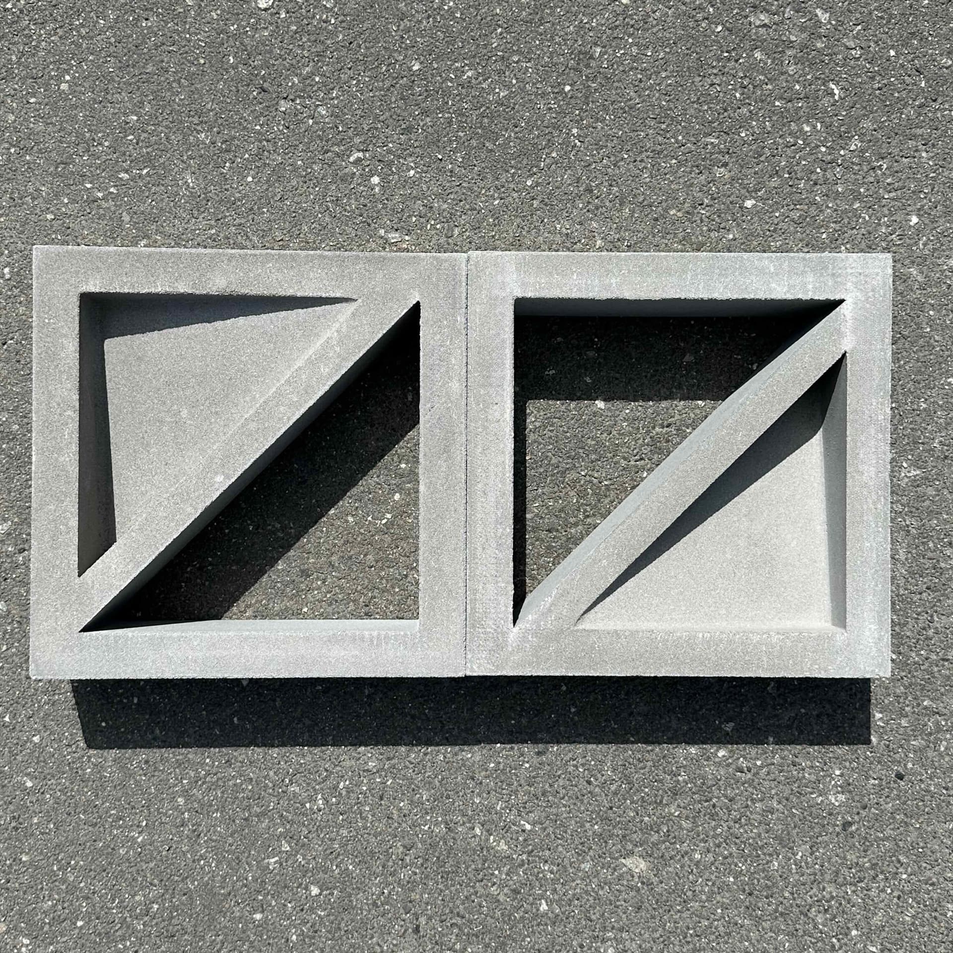 Villa Lagoon Tile | Large Bermuda Cement Breeze Blocks - alternate view