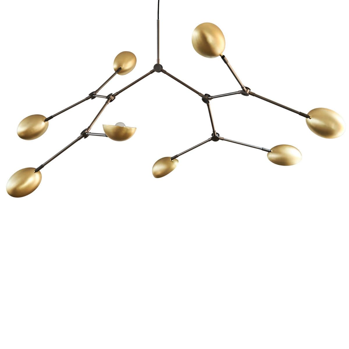 101 Copenhagen Drop Chandelier — Brass, Standard