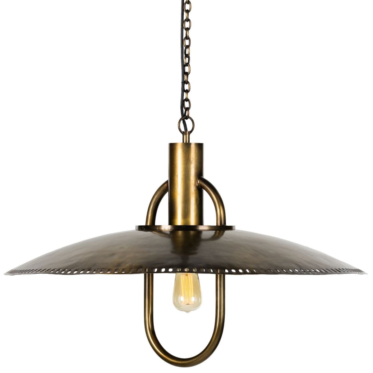 Four Hands Arely Pendant — Dark Antique Brass