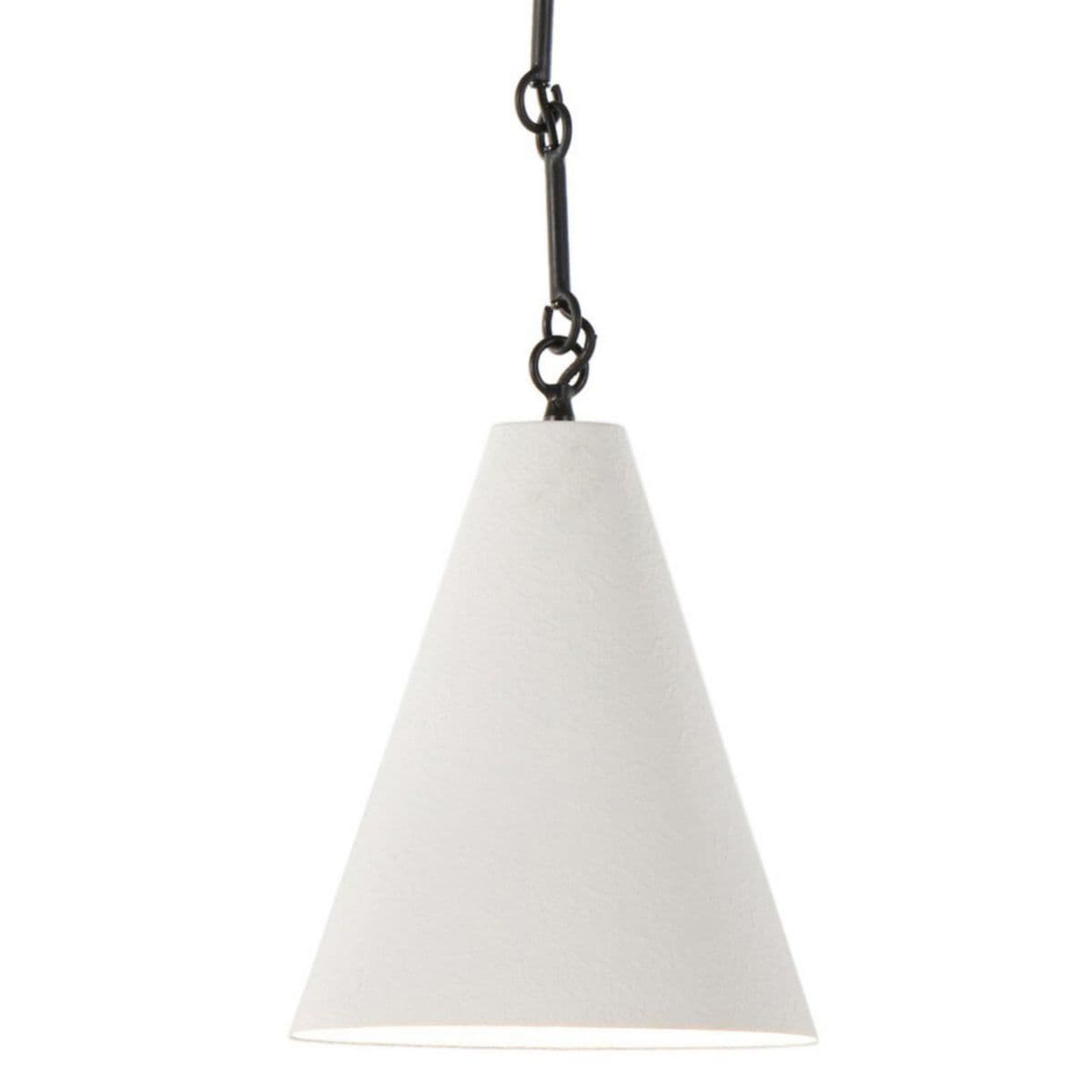 Four Hands | Grazia Pendant — Matte White Plaster, Small