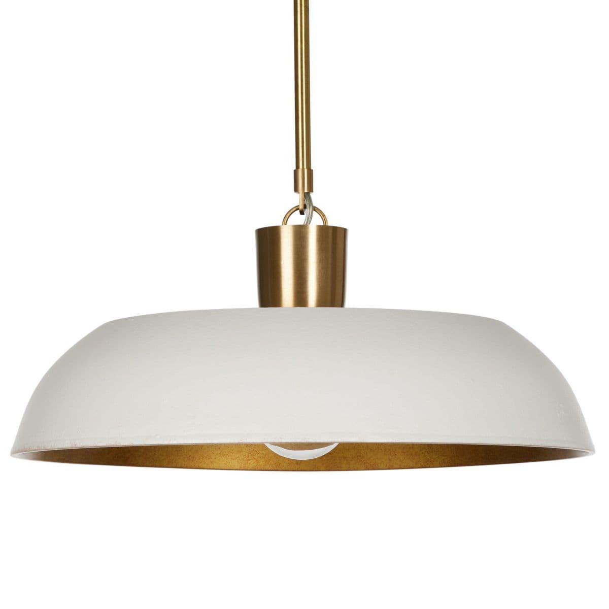 Four Hands | Walton Pendant — White Aluminum Enamel