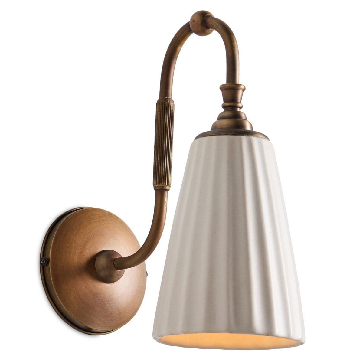 Four Hands | Amber Lewis x Four Hands Wilma Wall Sconce — Matte Aged Brass
