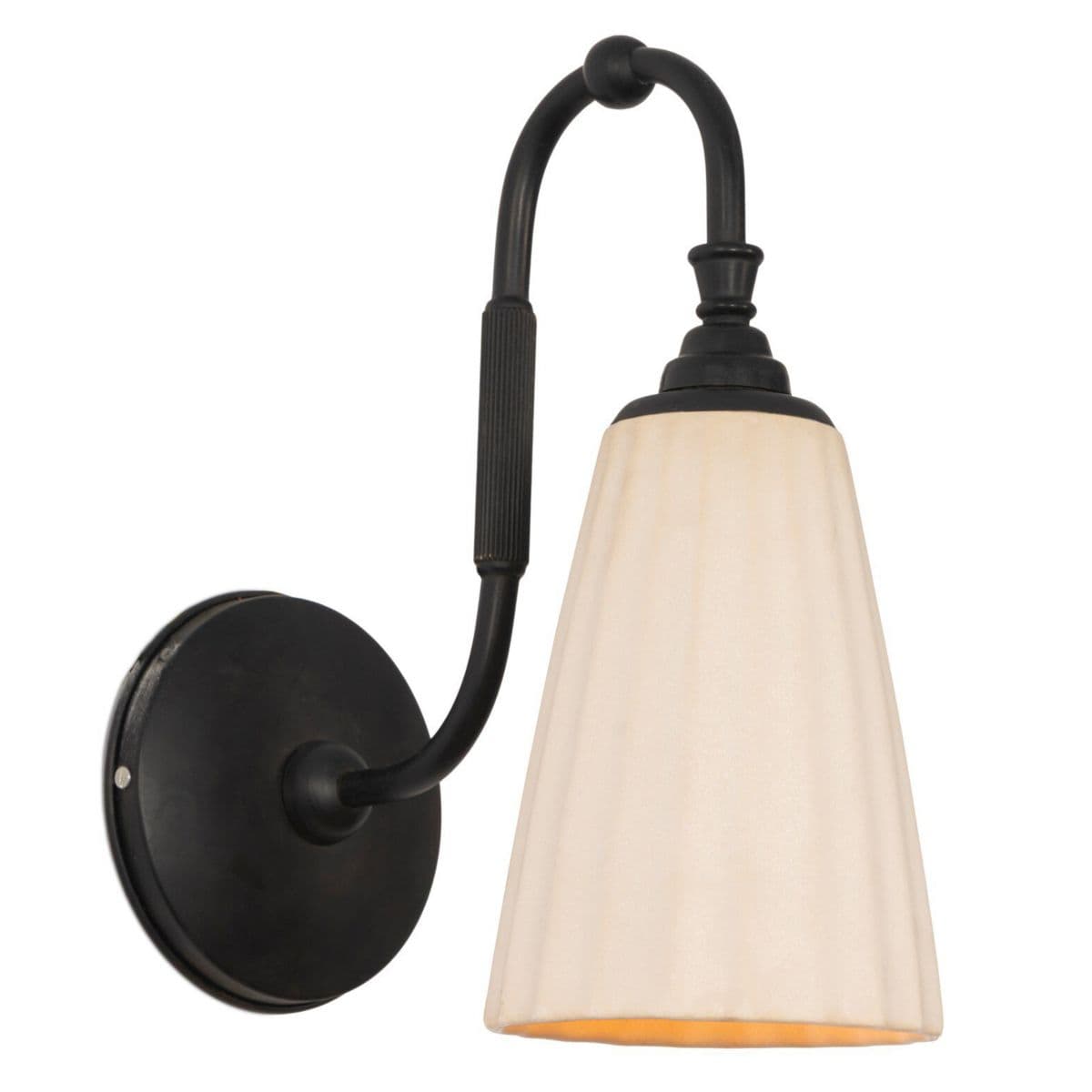 Four Hands Amber Lewis x Four Hands Wilma Wall Sconce — Matte Black