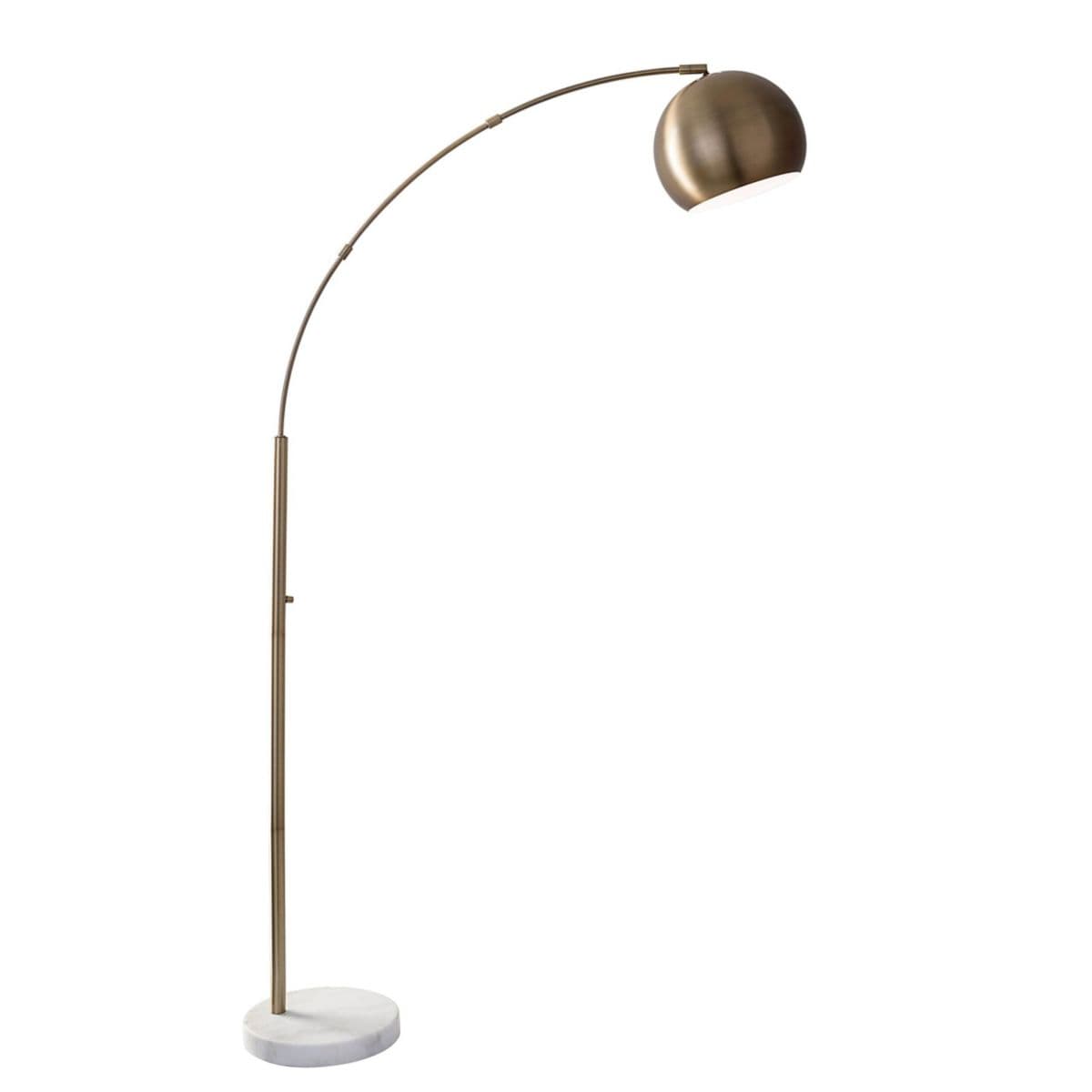 Adesso | Astoria Floor Lamp — Antique Brass