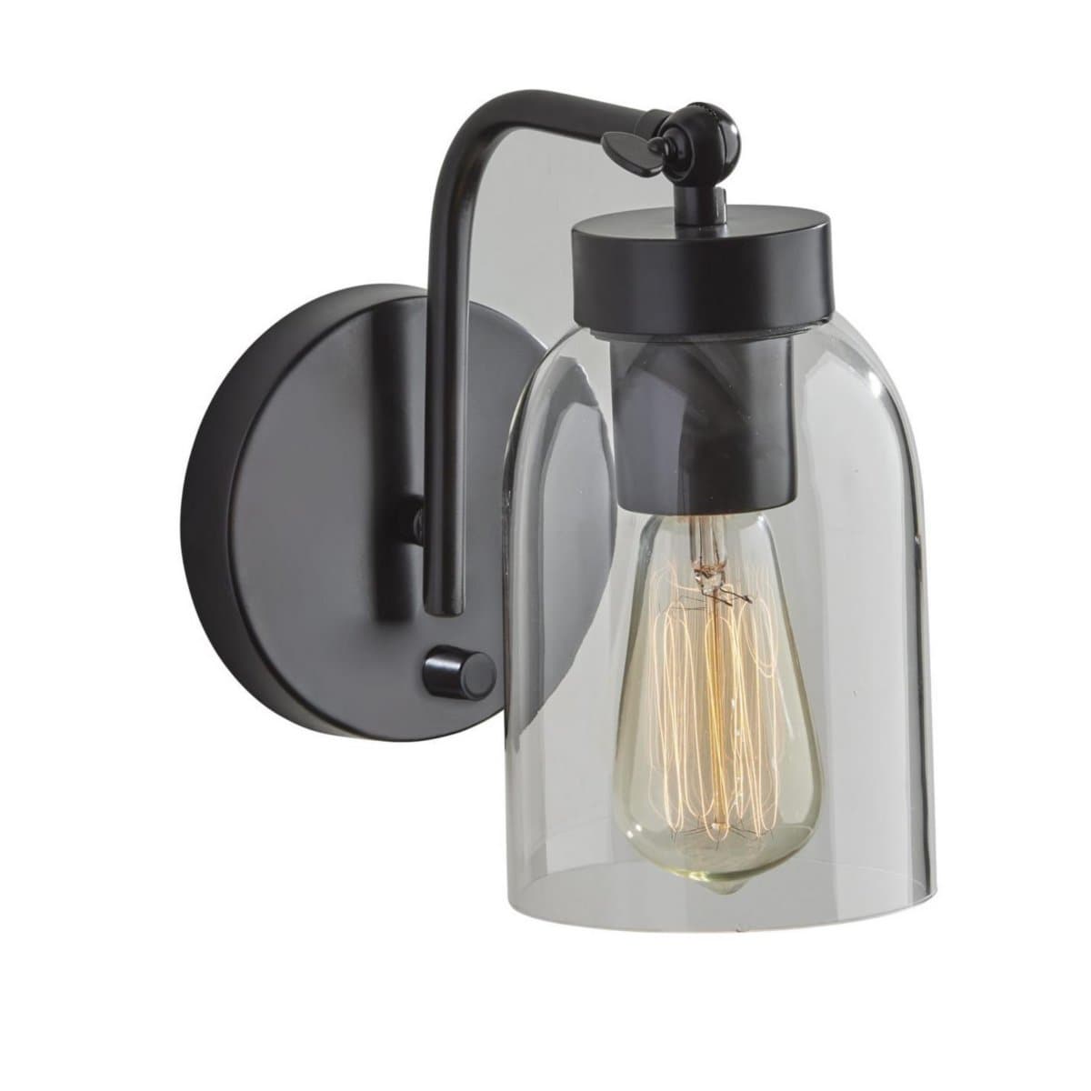 Adesso | Bristol Wall Sconce — Black