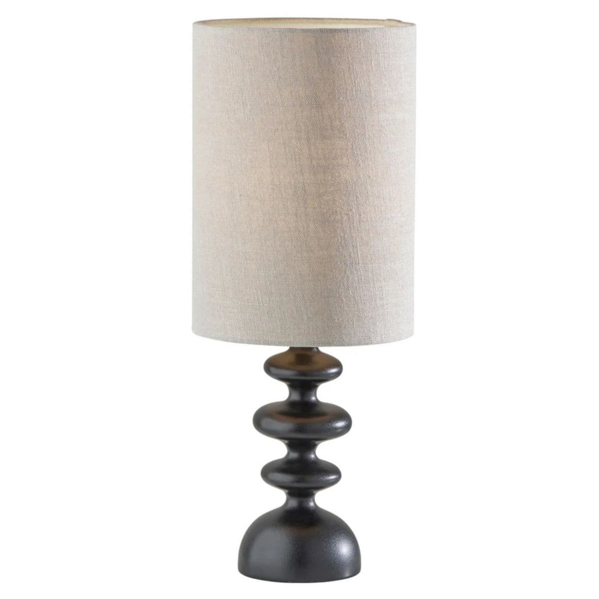 Adesso Beatrice Table Lamp — Matte Black Polyresin