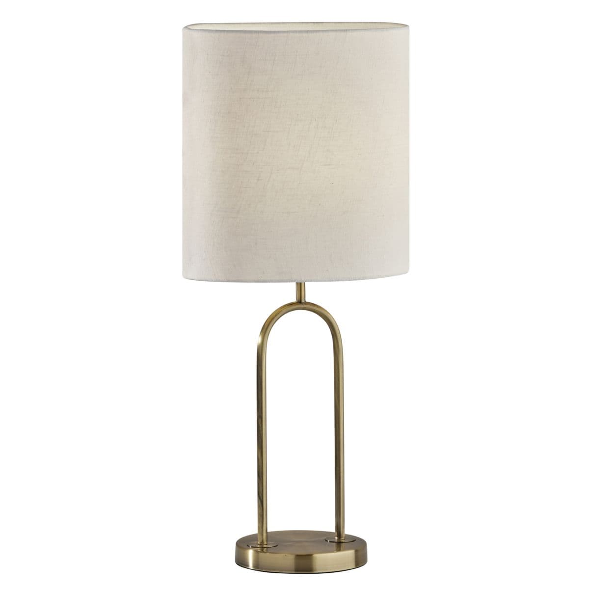 Adesso Joey Table Lamp — Antique Brass
