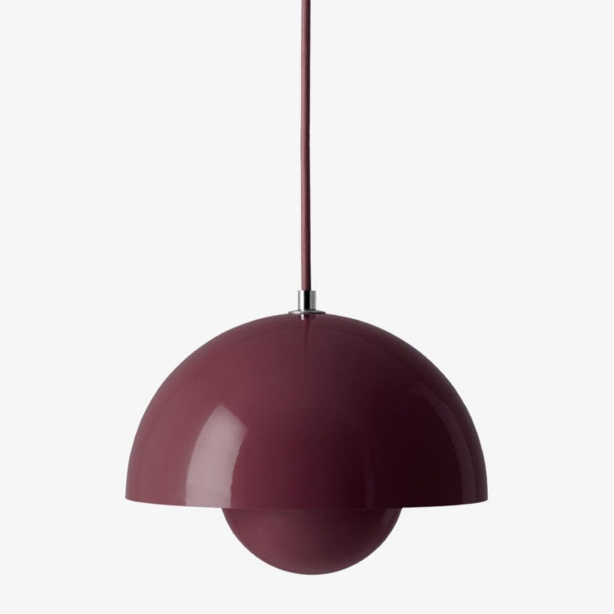 &Tradition | Flowerpot VP1 Pendant — Dark Plum
