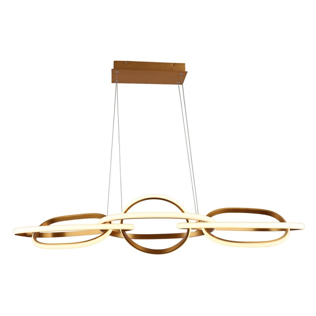Avenue Lighting | Circa LED Linear Suspension — Gold