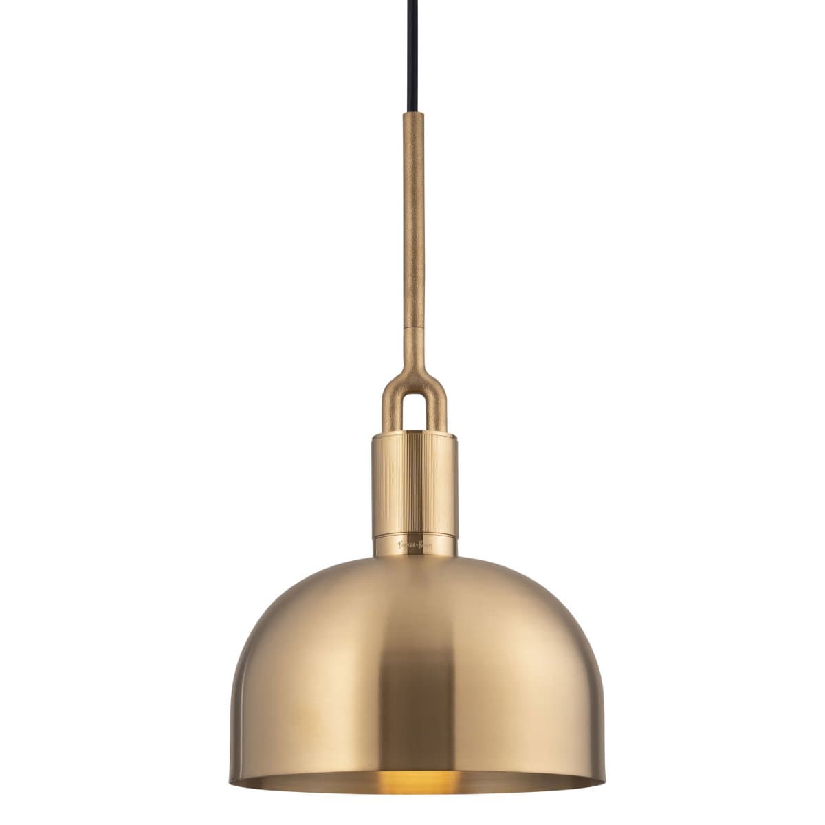 Buster + Punch | Forked Dome Pendant — Brass, Medium