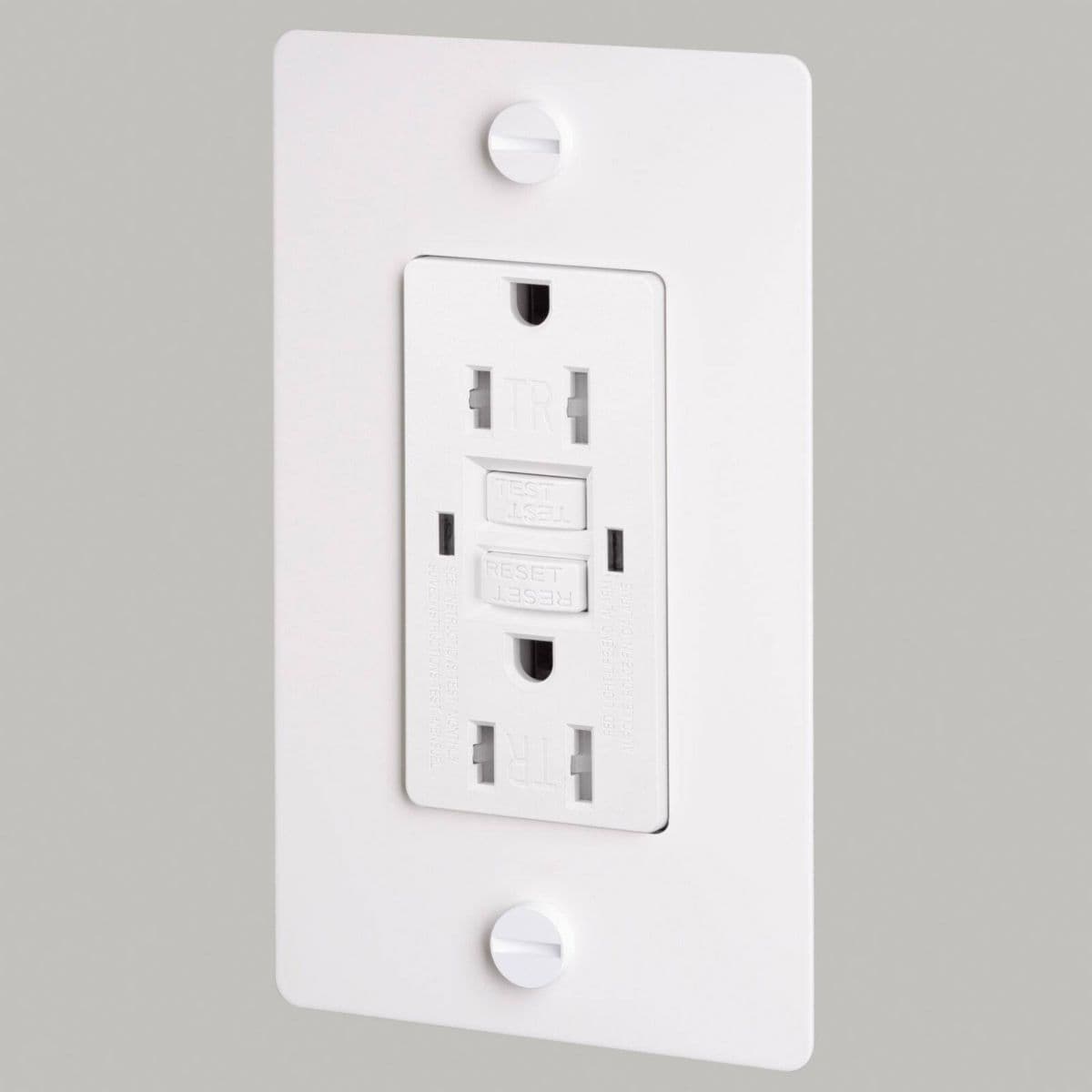 Buster + Punch | 1-Gang Duplex Cross Outlet — White, Cross, without Logo