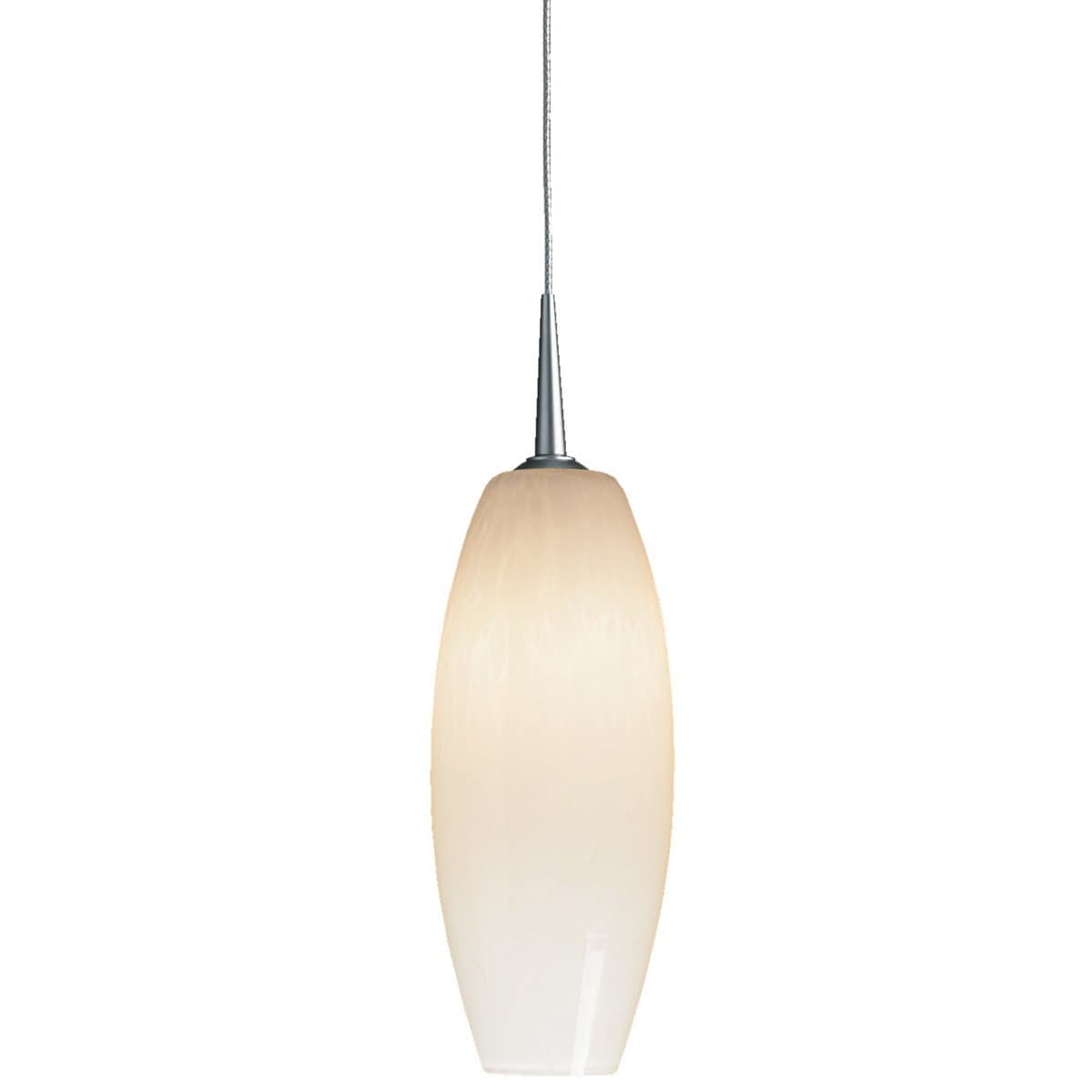 Bruck Lighting | Ciro LED Mini Pendant — White, Chrome