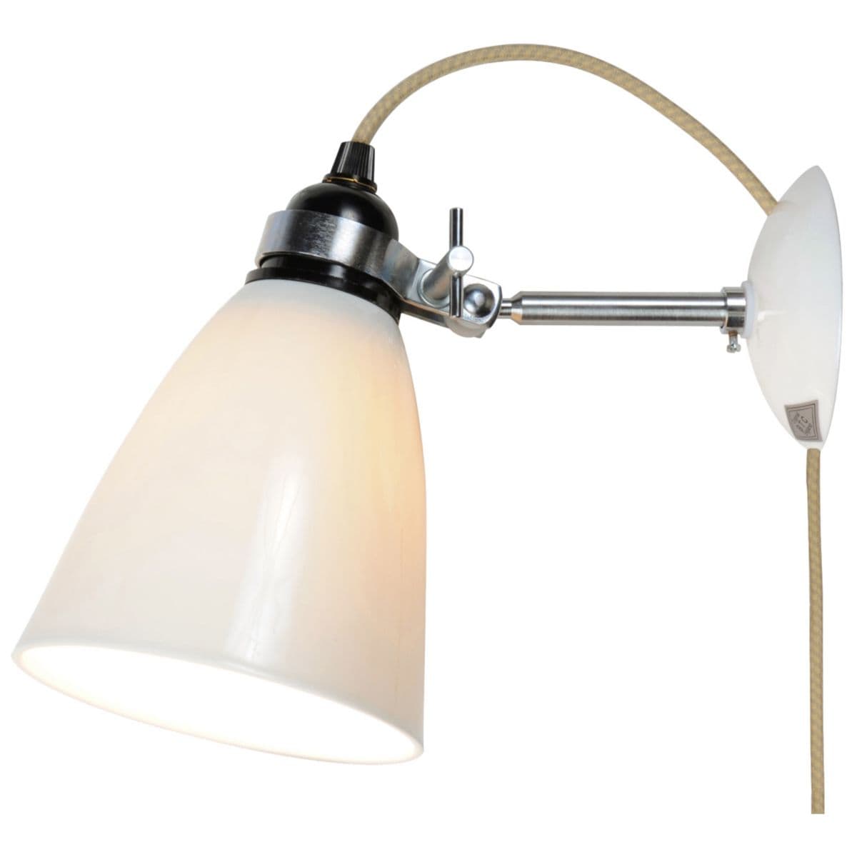 Original Btc Hector Medium Dome Wall Sconce — Natural White