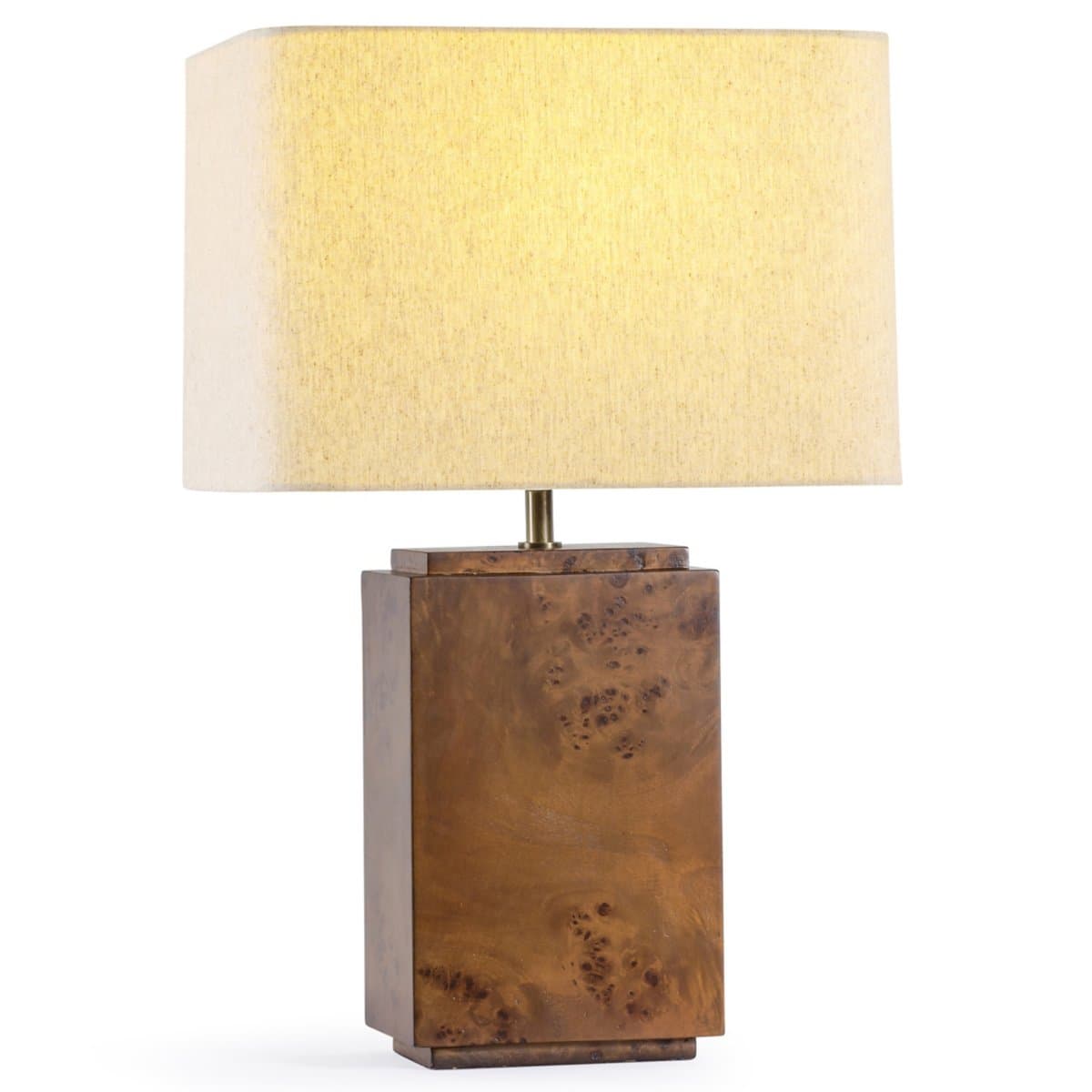 Alder & Ore | Rosebury Burl Table Lamp — Dark Burl