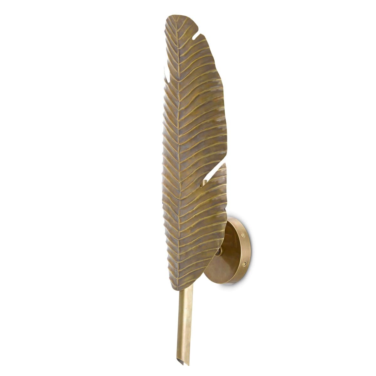 Currey & Company | Tropical Leaf Wall Sconce