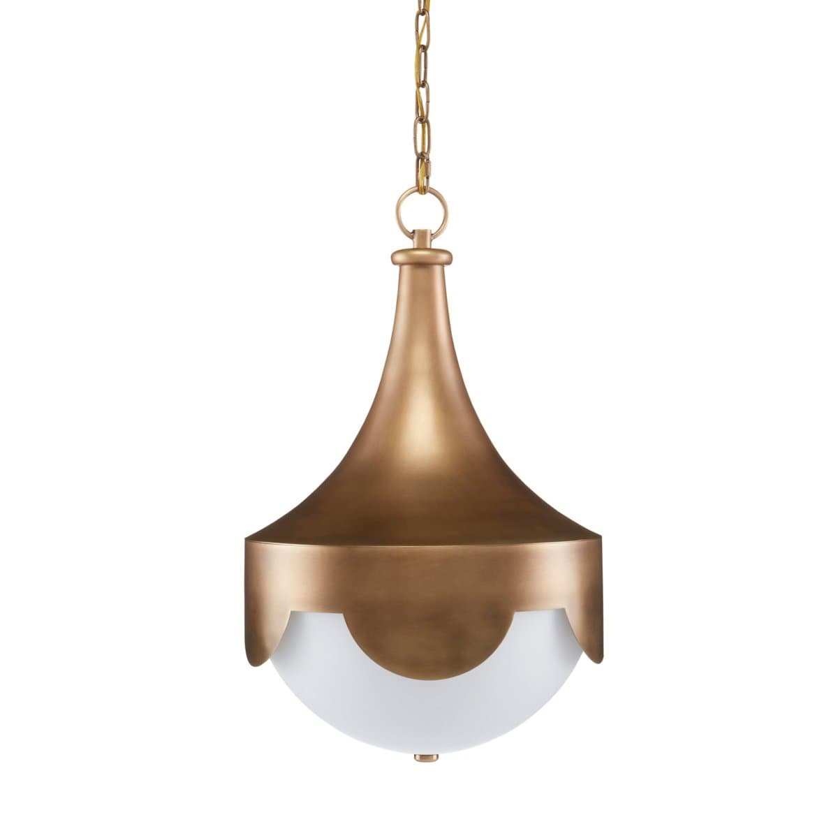 Currey & Company | Pasha Pendant — Antique Brass