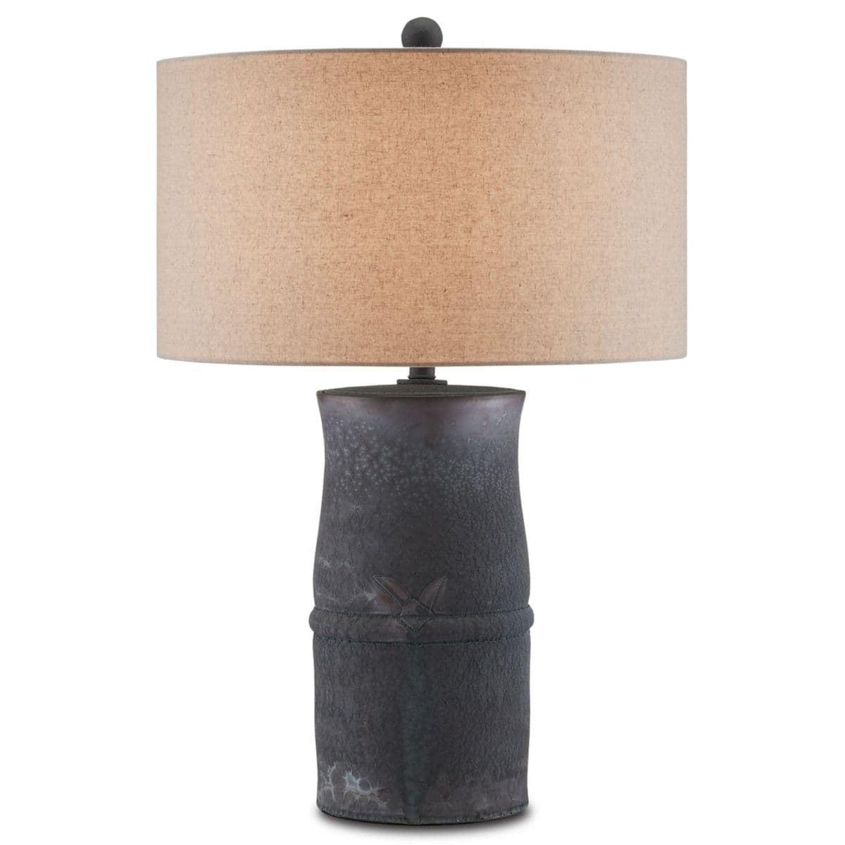 Currey & Company Croft Table Lamp — Charcoal