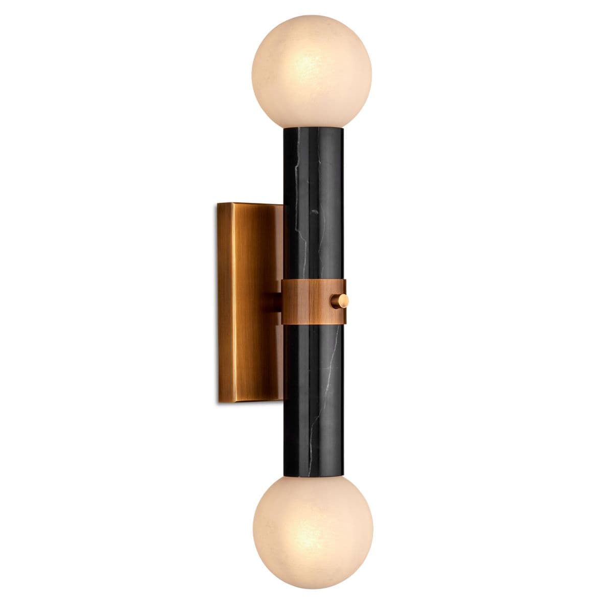 Currey & Company | Beatrix Bath Wall Sconce — Marble