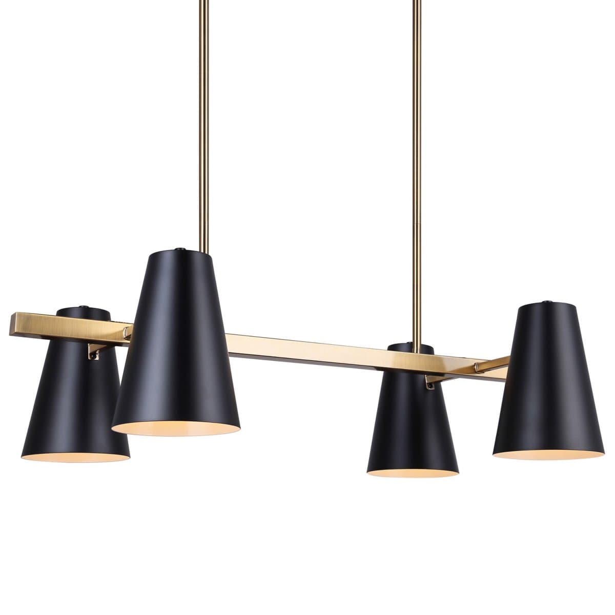 Canarm | Harken Linear Suspension — Matte Black with Gold