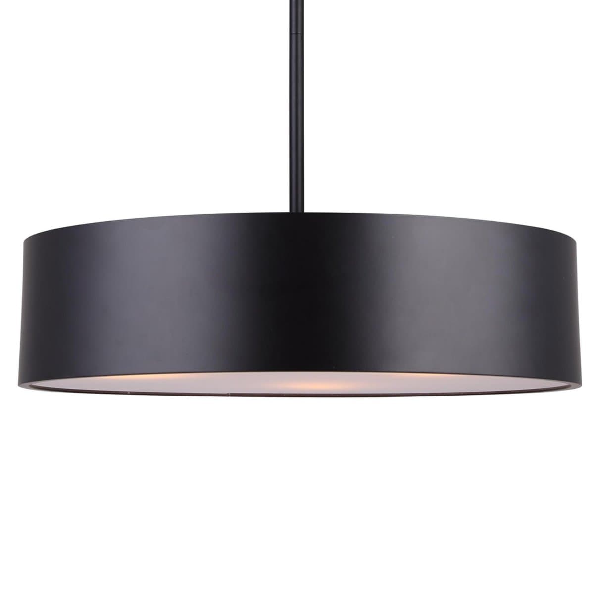 Canarm | Dexter Pendant — Matte Black, Small