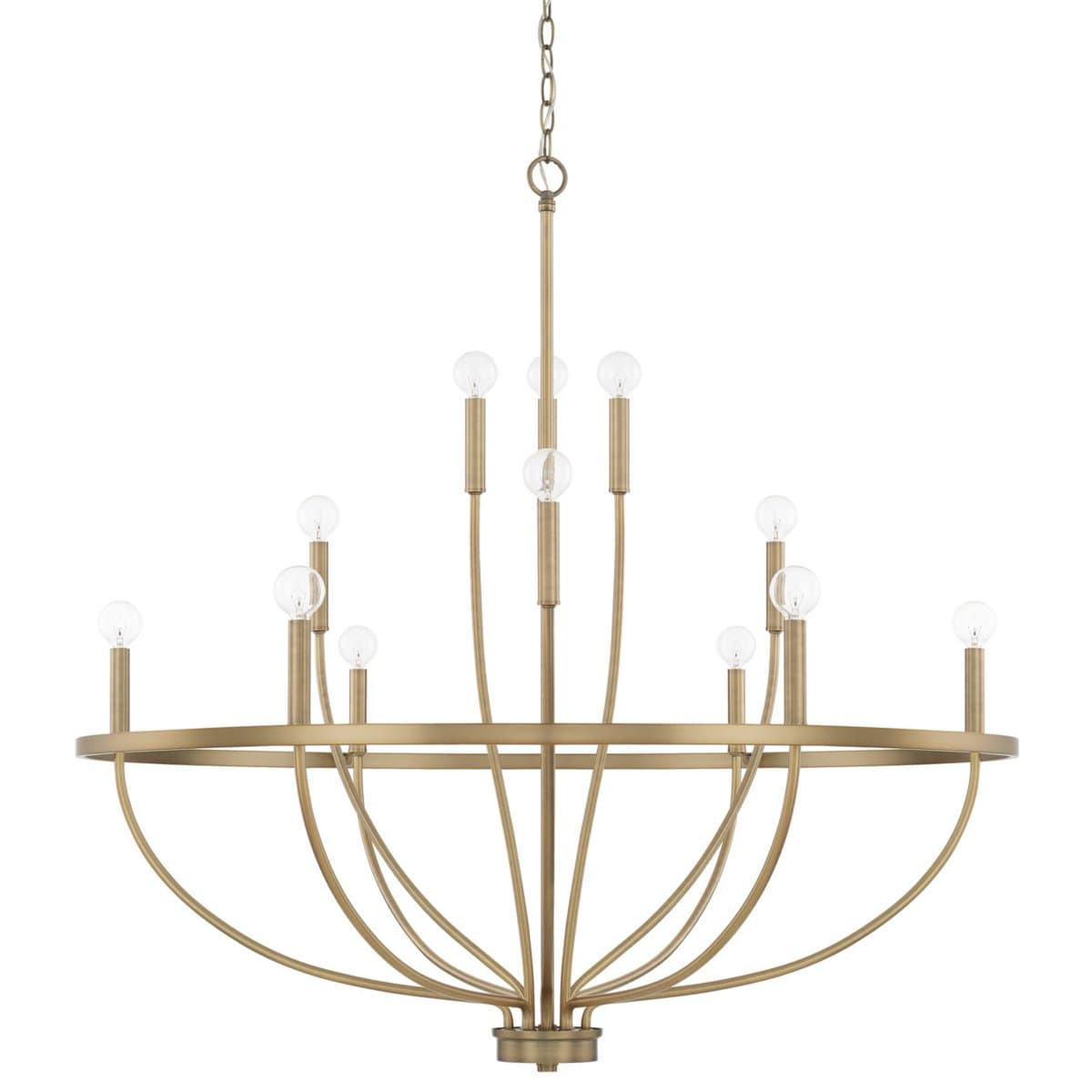 Capital Lighting | Greyson 2 Tier Chandelier — Matte Black, 8 - alternate view