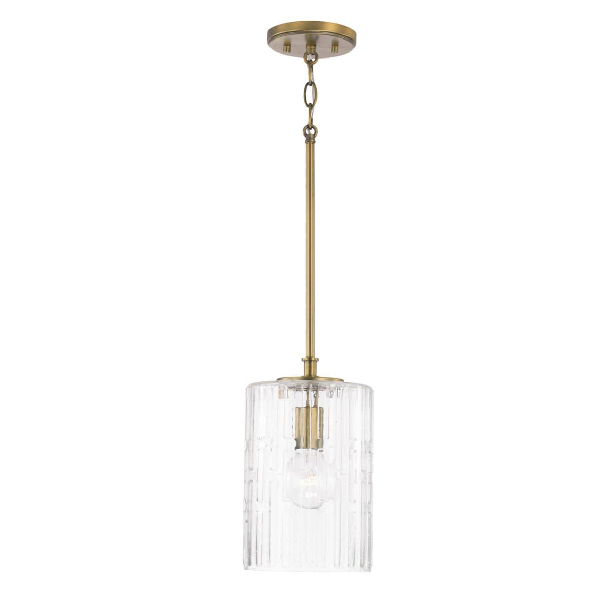 Capital Lighting | Emerson Mini Pendant — Aged Brass