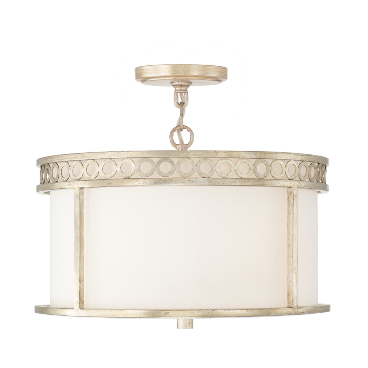 Capital Lighting | Isabella Semi-Flushmount / Pendant — Winter Gold