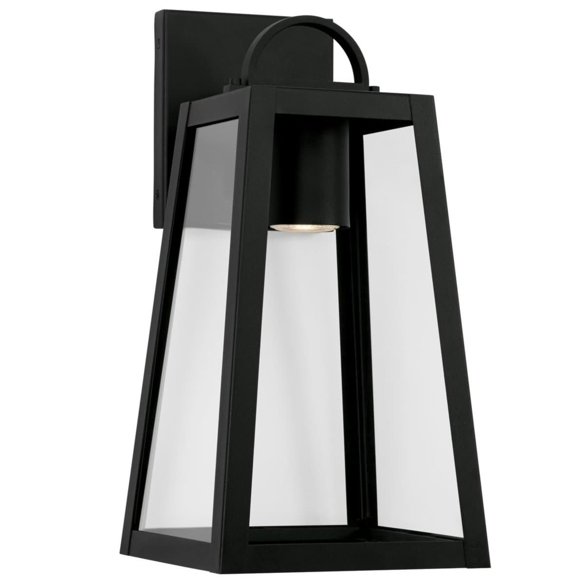 Capital Lighting | Leighton 943711 Outdoor Wall Sconce — Black, Small