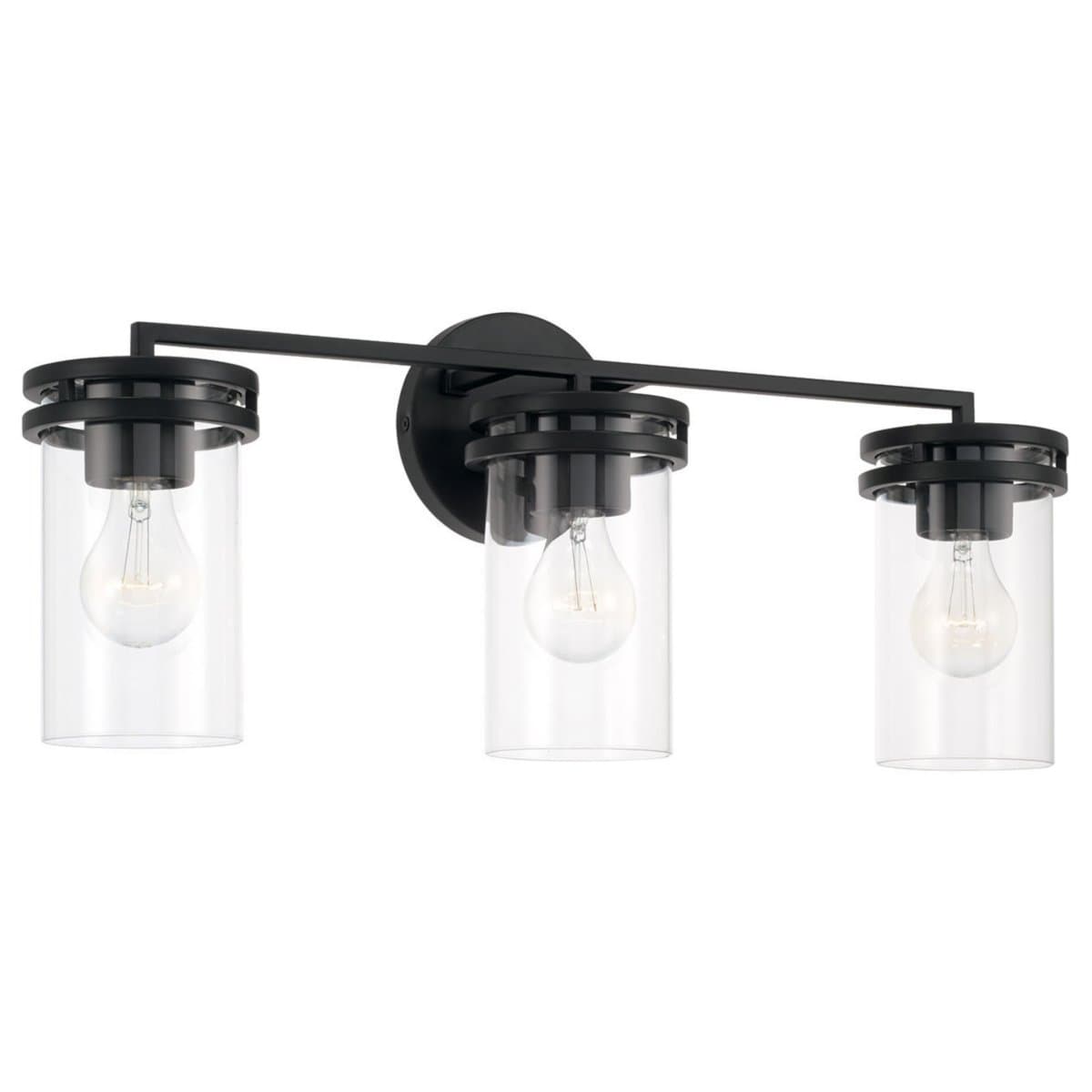 Capital Lighting | Fuller Vanity Light — Matte Black, 3