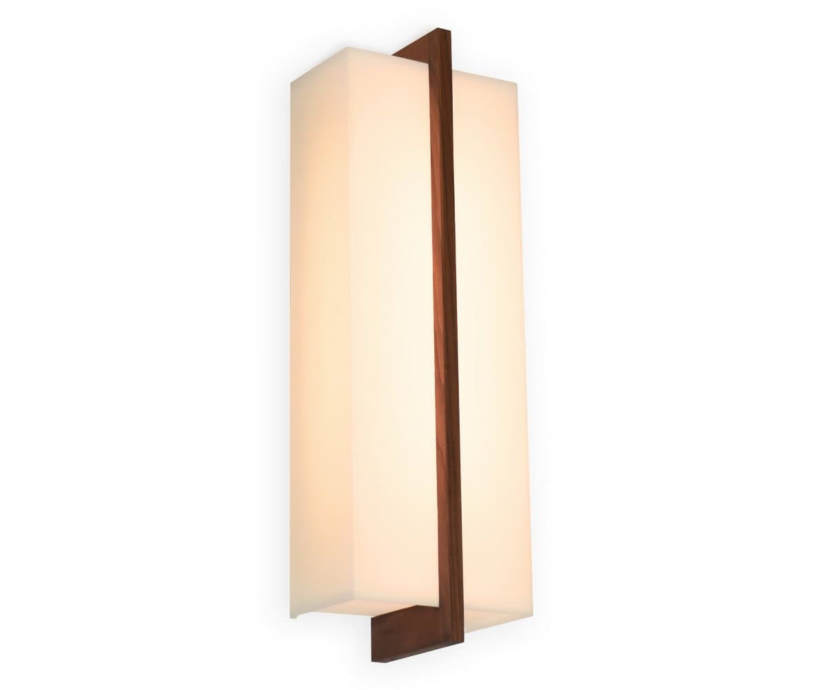 Cerno | Via Wall Sconce / Flushmount 277V — Walnut, LED 2700K