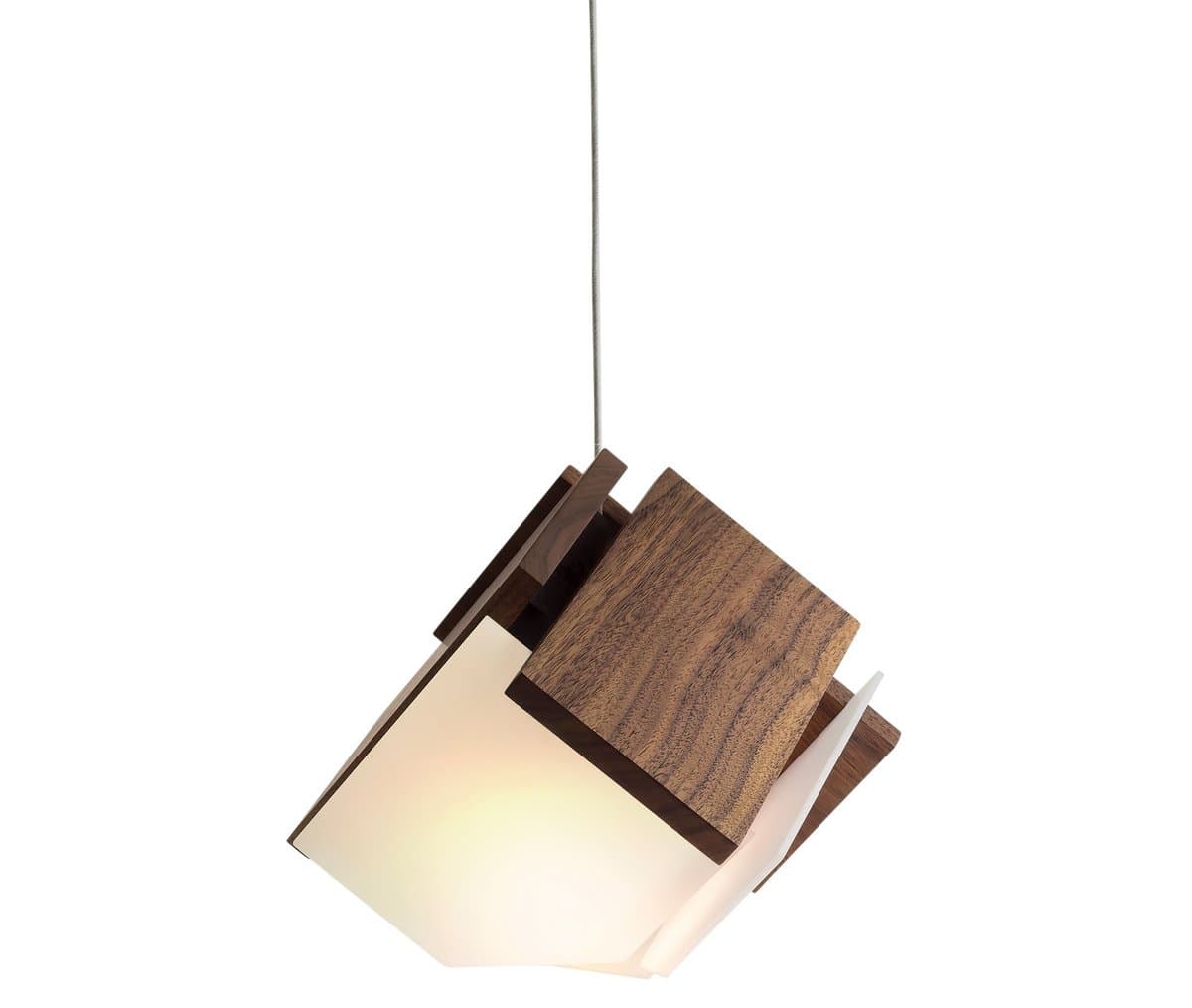 Cerno | Mica L LED Pendant — Oiled Walnut