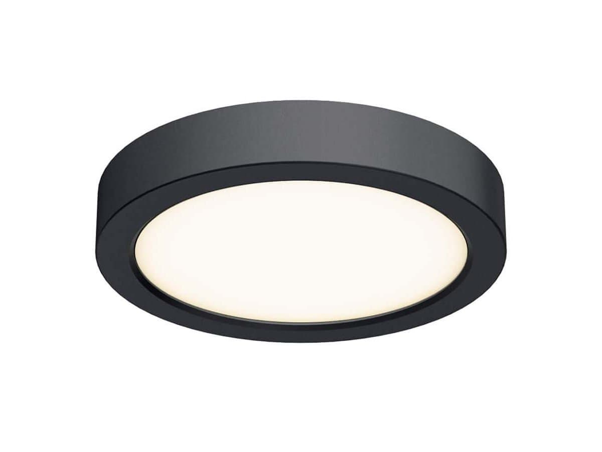 DALS Lighting | Delta LED Flushmount — Black, 6 Inch