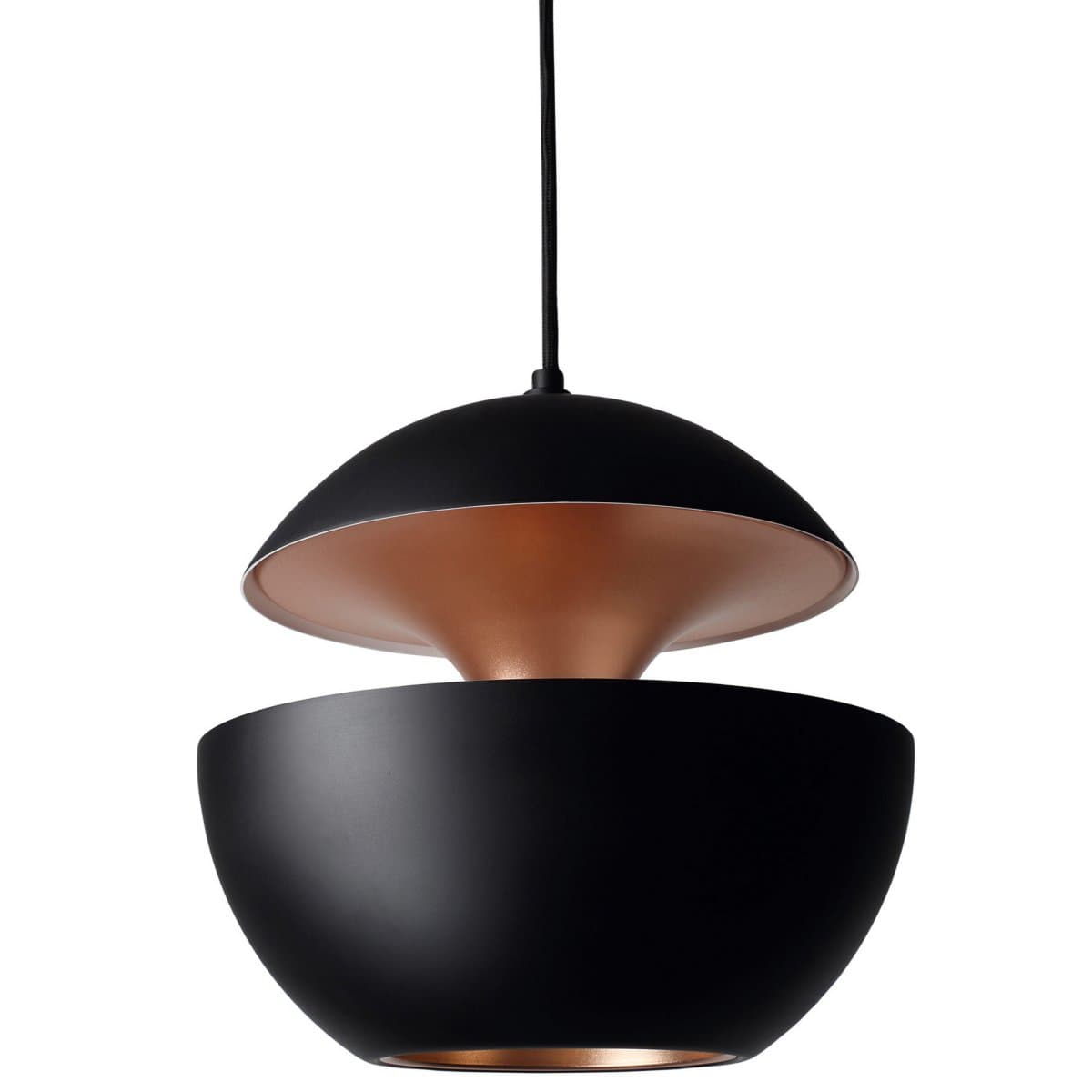 DCW editions | Here Comes the Sun Pendant — Black/Copper, Large