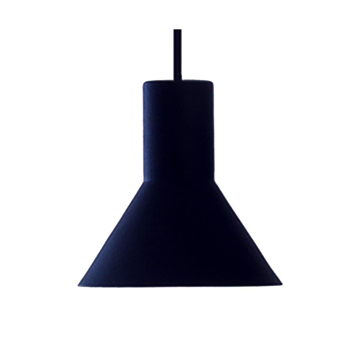 Davide Groppi Neuro Mini Pendant with flared metal shade and exposed cord reels
