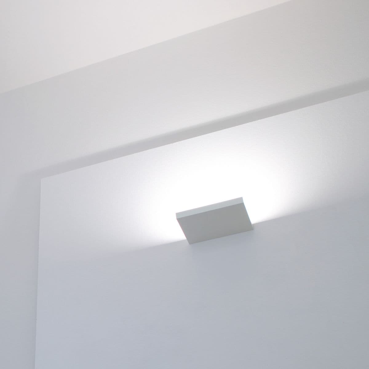 Davide Groppi Sol Wall Sconce — White, 6 in