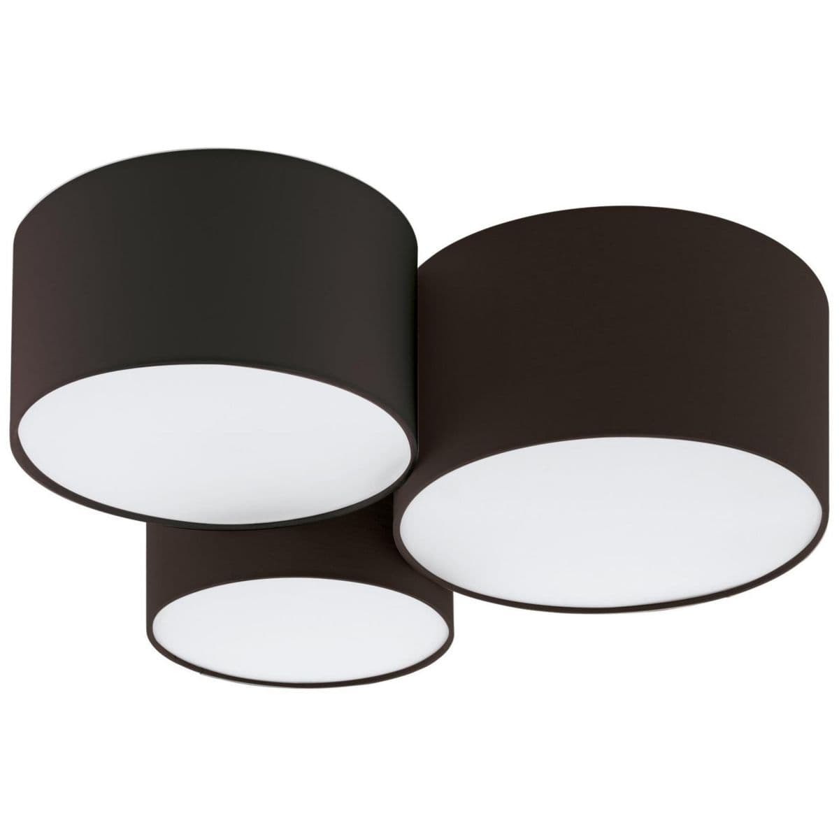Eglo Pastore 2 Flushmount — Black