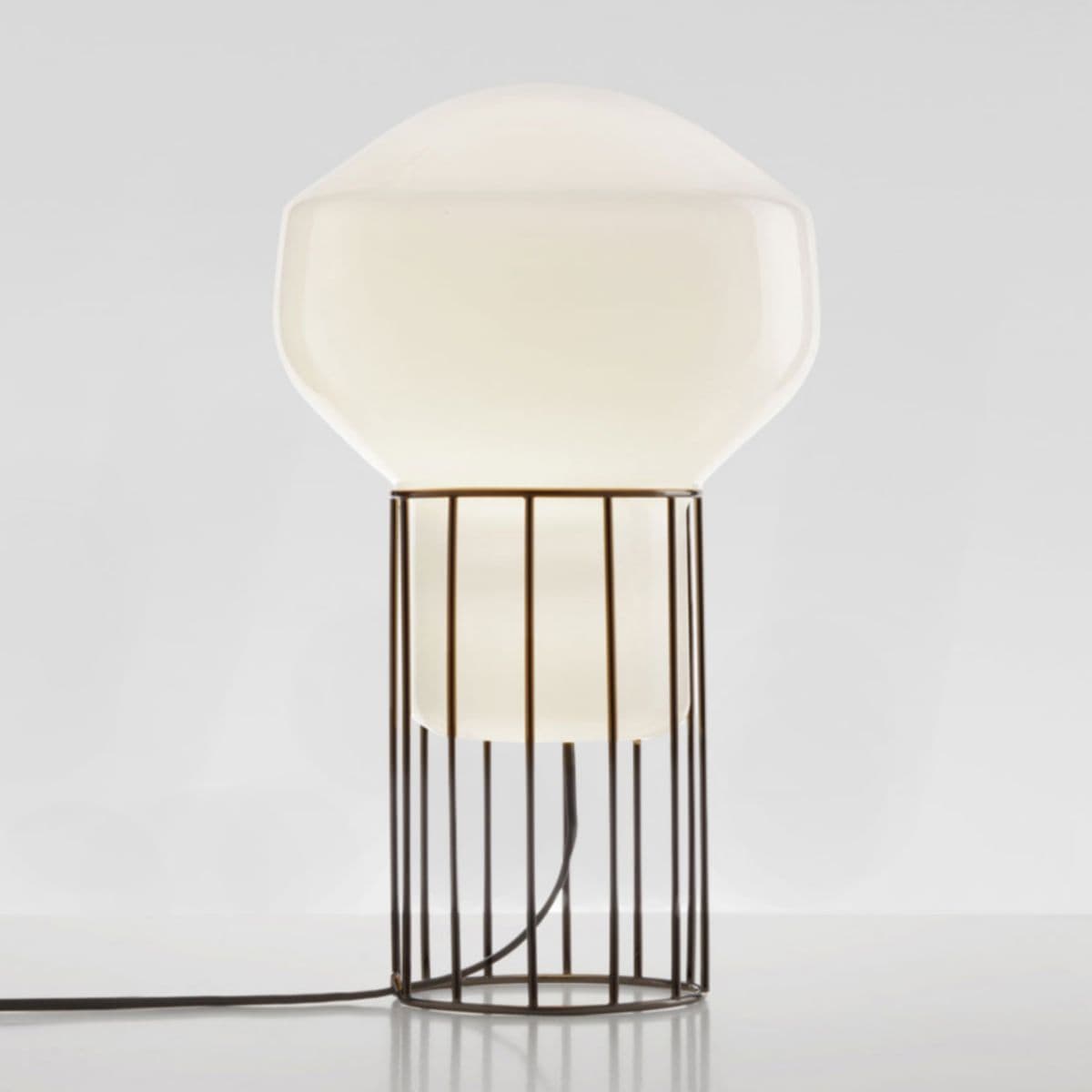 Fabbian Aerostat Table Lamp — Black Nickel, Small