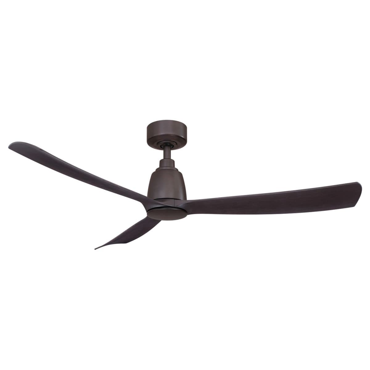 Fanimation Fans Kute Ceiling Fan — Dark Bronze with Dark Walnut, 52
